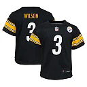 Zennovawear Preschool Pittsburgh Steelers Russell Wilson Black Player Game Jersey