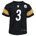 Zennovawear Preschool Pittsburgh Steelers Russell Wilson Black Player Game Jersey