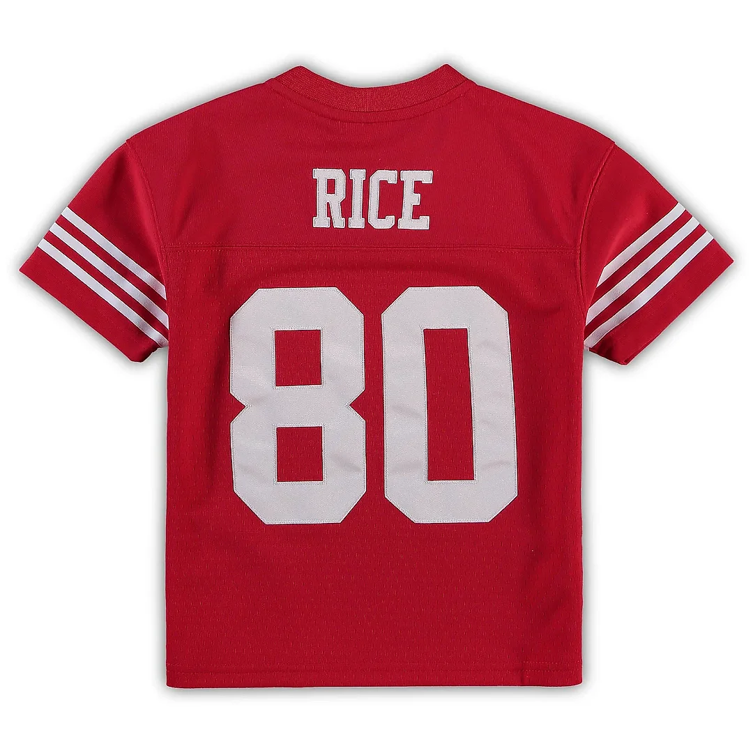 Zennovawear Preschool San Francisco 49ers Jerry Rice Mitchell & Ness Scarlet 1990 Retired Player Legacy Jersey