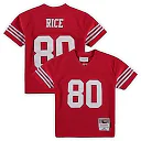 Zennovawear Preschool San Francisco 49ers Jerry Rice Mitchell & Ness Scarlet 1990 Retired Player Legacy Jersey