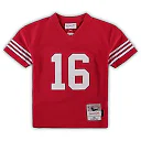 Zennovawear Preschool San Francisco 49ers Joe Montana Mitchell & Ness Scarlet 1990 Retired Player Legacy Jersey