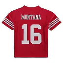 Zennovawear Preschool San Francisco 49ers Joe Montana Mitchell & Ness Scarlet 1990 Retired Player Legacy Jersey