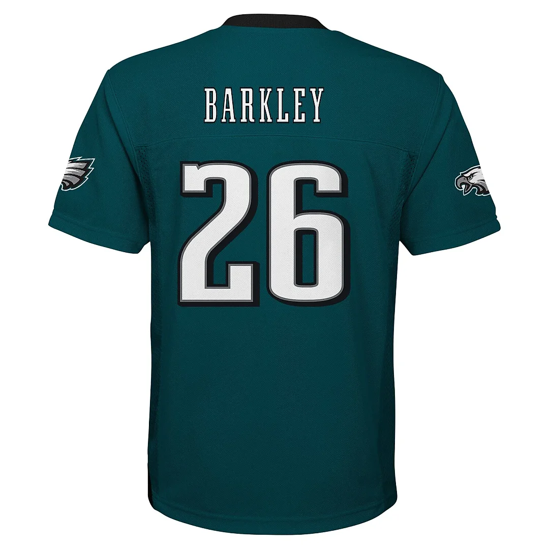 Zennovawear Saquon Barkley Philadelphia Eagles Preschool Replica Player Jersey - Midnight Green