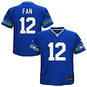 Zennovawear Preschool Seattle Seahawks 12th Fan Royal Alternate Game Jersey