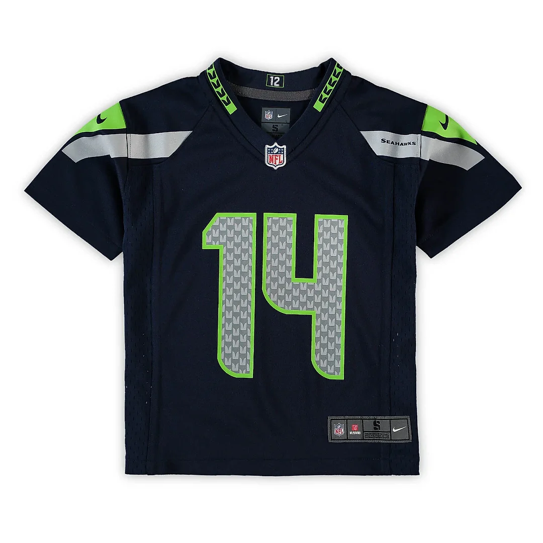 Zennovawear Preschool Seattle Seahawks DK Metcalf Navy Game Jersey