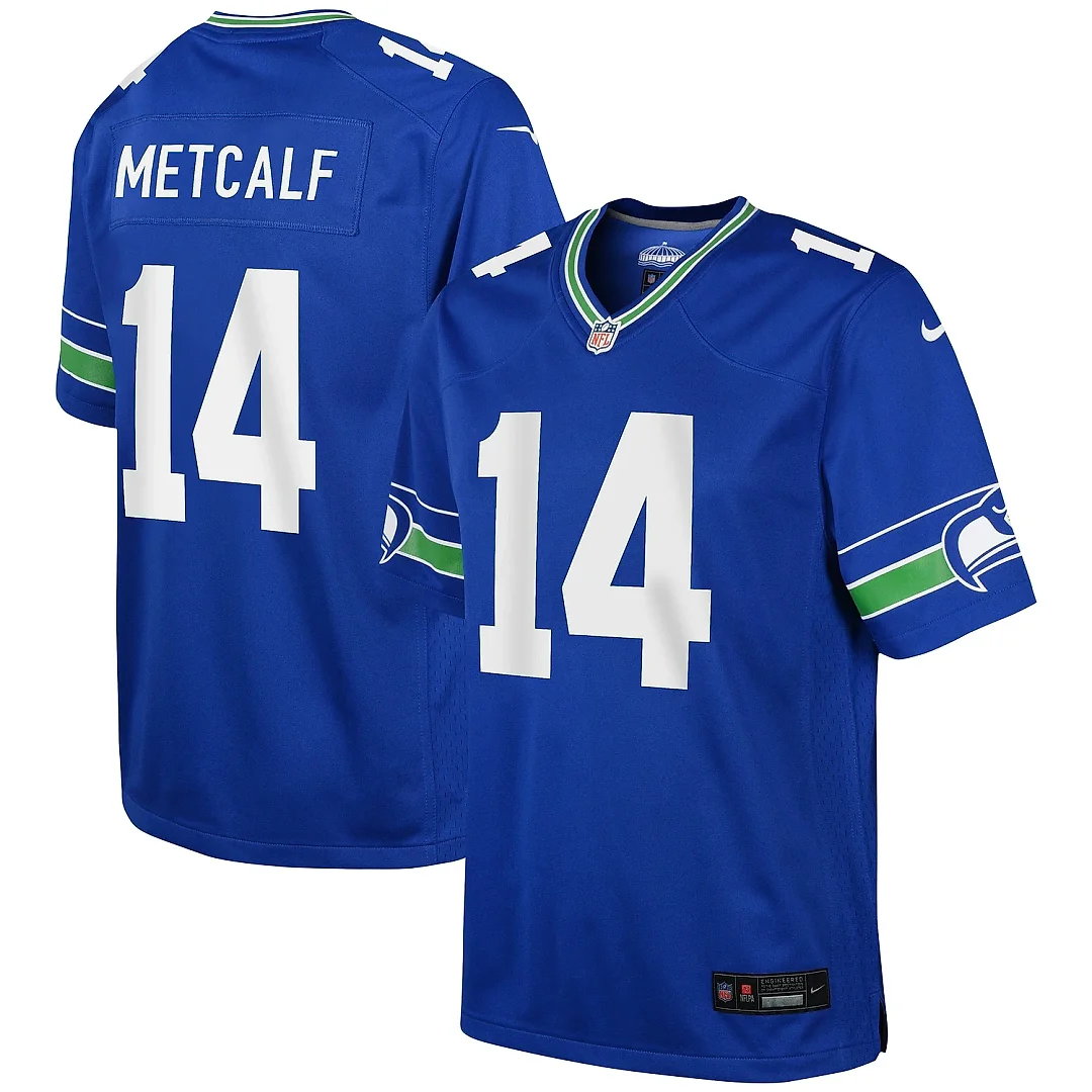 Zennovawear Preschool Seattle Seahawks DK Metcalf Royal Game Jersey