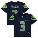 Zennovawear Preschool Seattle Seahawks Russell Wilson College Navy Player Jersey