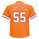 Zennovawear Preschool Tampa Bay Buccaneers Derrick Brooks Orange Retired Player Game Jersey