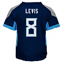 Zennovawear Preschool Tennessee Titans Will Levis Navy Game Jersey