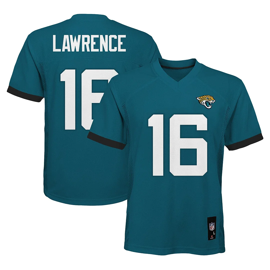 Zennovawear Trevor Lawrence Jacksonville Jaguars Preschool Replica Player Jersey - Teal