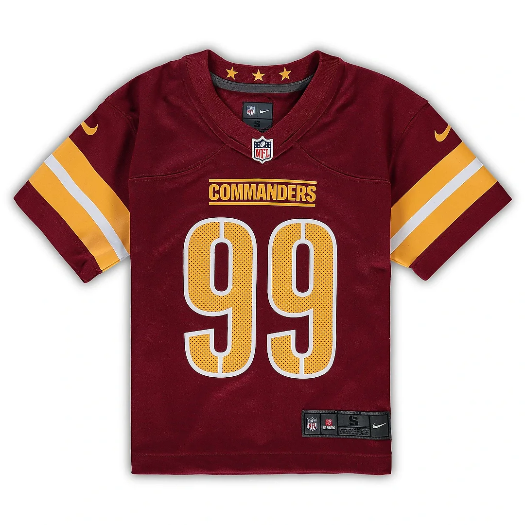 Zennovawear Preschool Washington Commanders Chase Young Burgundy Game Jersey