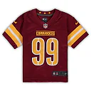 Zennovawear Preschool Washington Commanders Chase Young Burgundy Game Jersey
