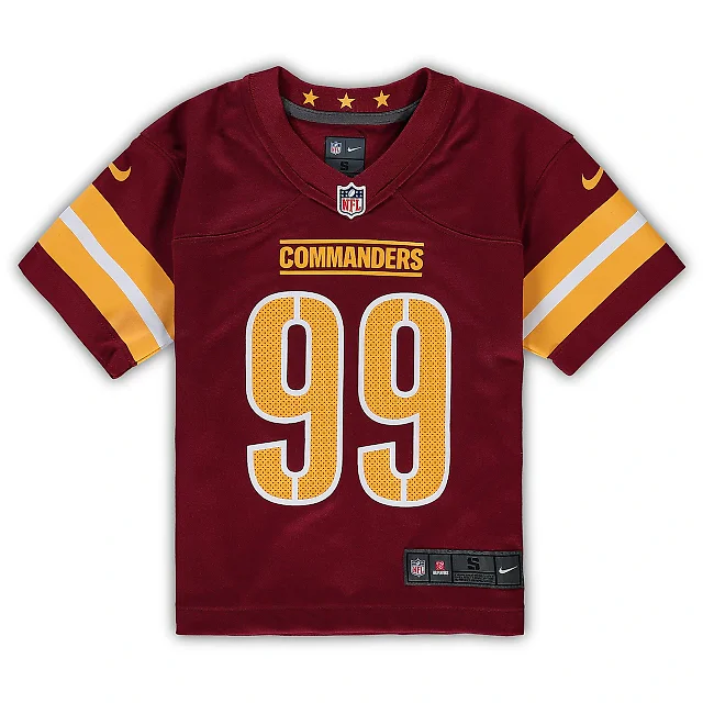 Zennovawear Preschool Washington Commanders Chase Young Burgundy Game Jersey