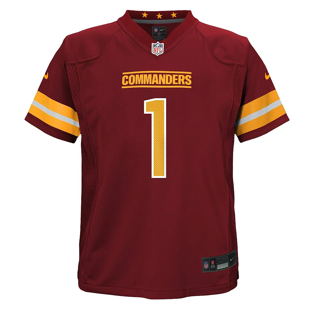 Zennovawear Preschool Washington Commanders Jahan Dotson Burgundy Game Jersey