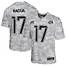 Zennovawear Puka Nacua 17 Los Angeles Rams 2024 Salute to Service Game YOUTH Jersey - Arctic Camo