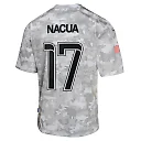 Zennovawear Puka Nacua 17 Los Angeles Rams 2024 Salute to Service Game YOUTH Jersey - Arctic Camo