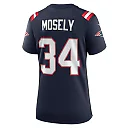 Zennovawear Quandre Mosely 34 New England Patriots Women Home Game Jersey - Navy