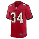 Zennovawear Quandre Mosely 34 Tampa Bay Buccaneers Game Men Jersey - Red