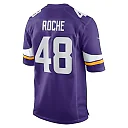 Zennovawear Quincy Roche 48 Minnesota Vikings Team Game Men Jersey - Purple