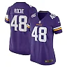 Zennovawear Quincy Roche 48 Minnesota Vikings Team Game Women Jersey - Purple