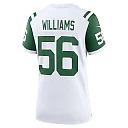 Zennovawear Quincy Williams 56 New York Jets Women's Classic Alternate Game Jersey - White