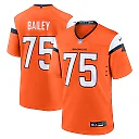 Zennovawear Quinn Bailey 75 Denver Broncos Team Game Men Jersey - Orange