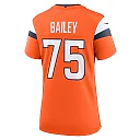 Zennovawear Quinn Bailey 75 Denver Broncos Team Game Women Jersey - Orange