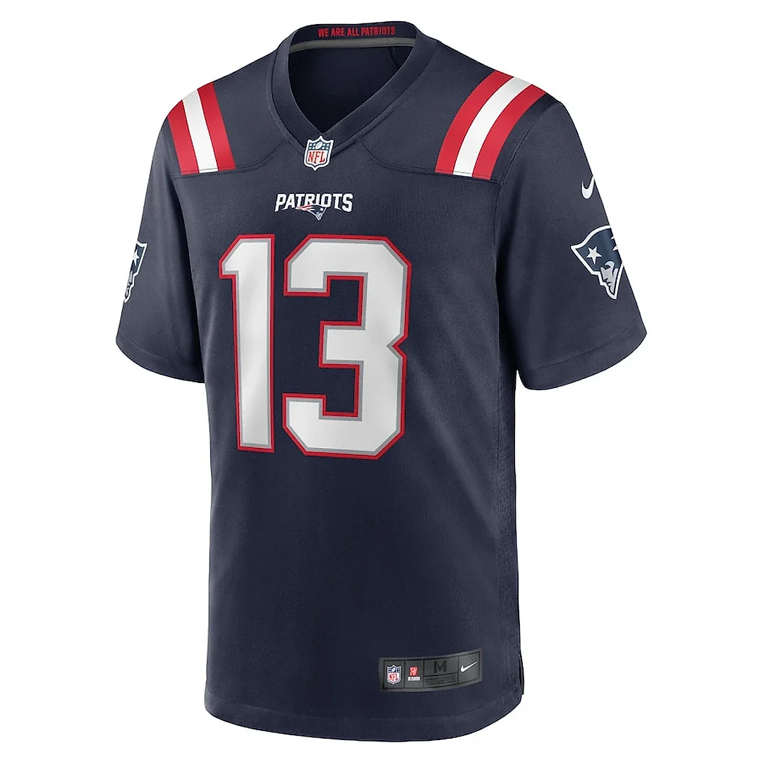 Zennovawear Quinn Nordin 13 New England Patriots Game Men Jersey - Navy