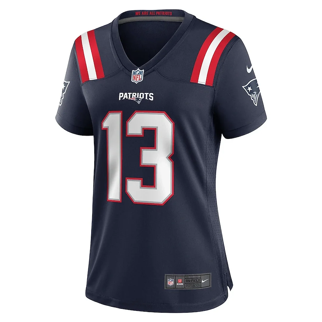Zennovawear Quinn Nordin 13 New England Patriots Women Game Jersey - Navy