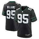 Zennovawear Quinnen Williams 95 New York Jets Alternate Game Jersey - Men, Legacy Black