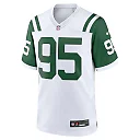 Zennovawear Quinnen Williams 95 New York Jets Classic Alternate Game Men Jersey - White