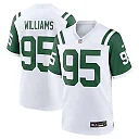 Zennovawear Quinnen Williams 95 New York Jets Classic Alternate Game Men Jersey - White
