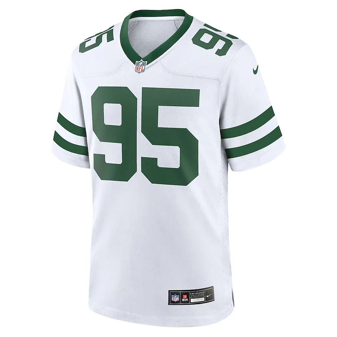 Zennovawear Quinnen Williams 95 New York Jets Game Jersey - Men, Legacy White