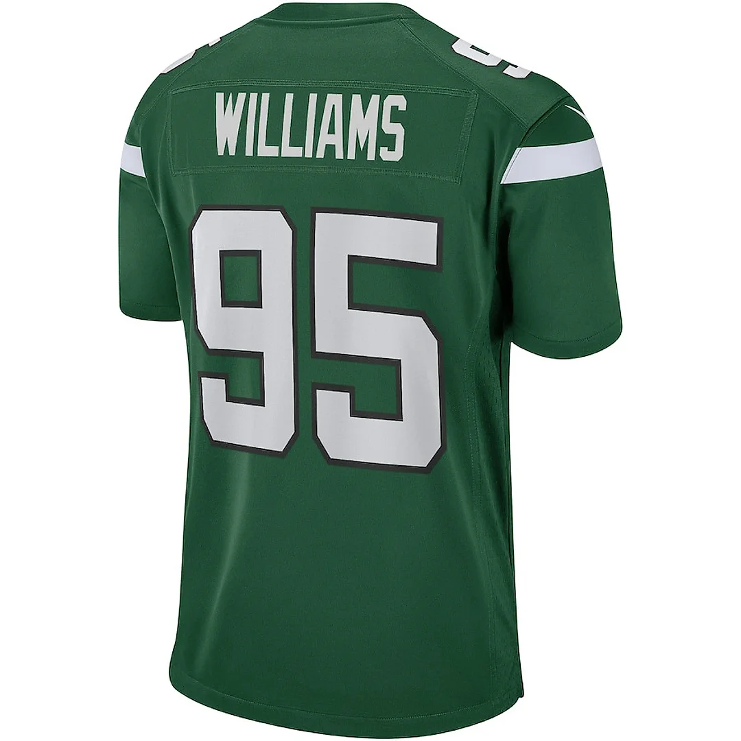 Zennovawear Quinnen Williams 95 New York Jets Men Game Jersey - Gotham Green