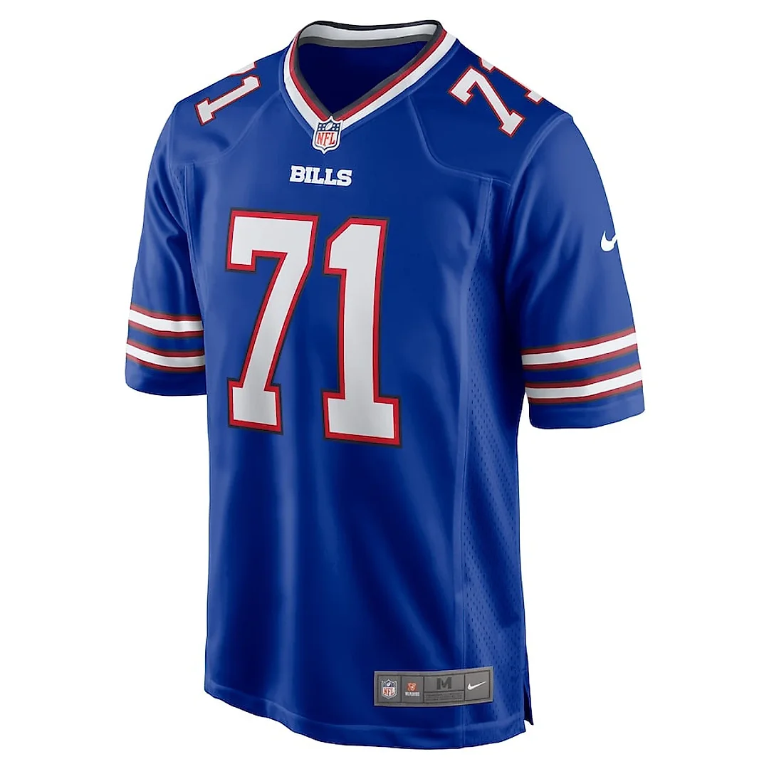 Zennovawear Quinton Jefferson 71 Buffalo Bills Game Men Jersey - Royal