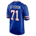 Zennovawear Quinton Jefferson 71 Buffalo Bills Game Men Jersey - Royal