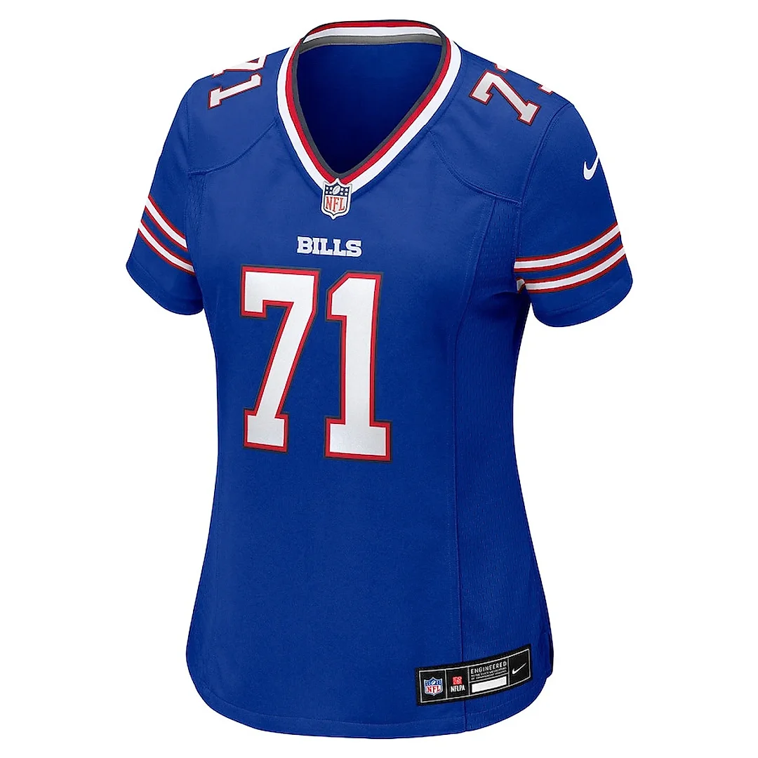 Zennovawear Quinton Jefferson 71 Buffalo Bills Women's Game Jersey - Royal