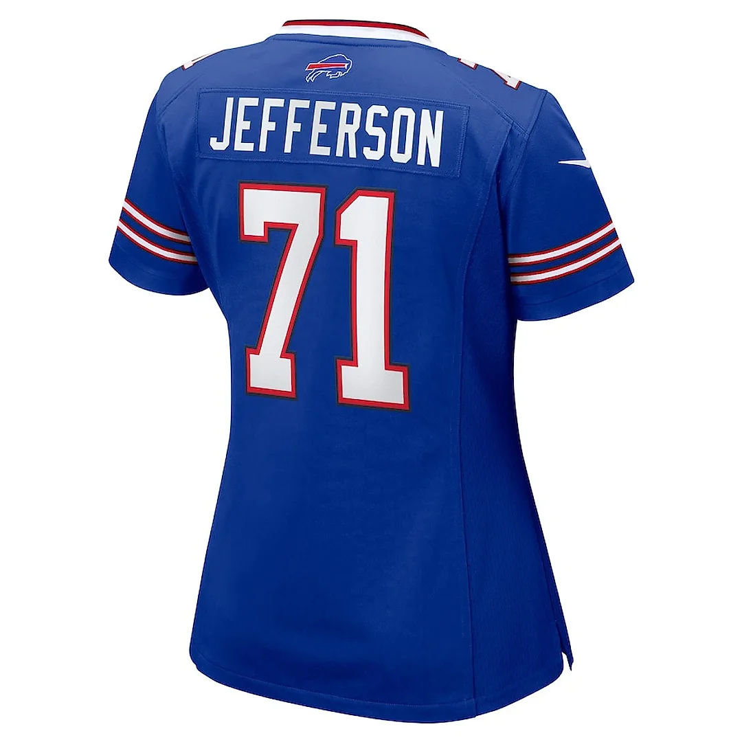 Zennovawear Quinton Jefferson 71 Buffalo Bills Women's Game Jersey - Royal