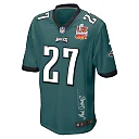 Zennovawear Quinyon Mitchell 27 Philadelphia Eagles Super Bowl LIX Champions Patch 'New Orleans - Where Passion Ignites' EMBROIDERED Game Men...