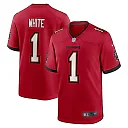 Zennovawear Rachaad White 1 Tampa Bay Buccaneers Men Game Jersey - Red