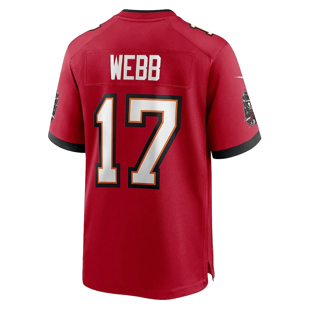 Zennovawear Raleigh Webb 17 Tampa Bay Buccaneers Game Men Jersey - Red