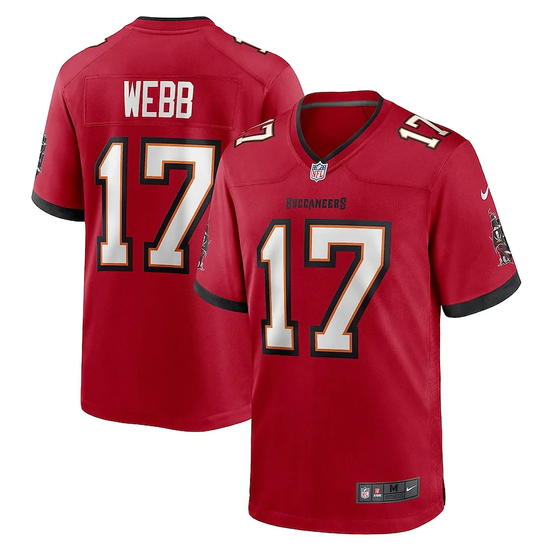 Zennovawear Raleigh Webb 17 Tampa Bay Buccaneers Game Men Jersey - Red