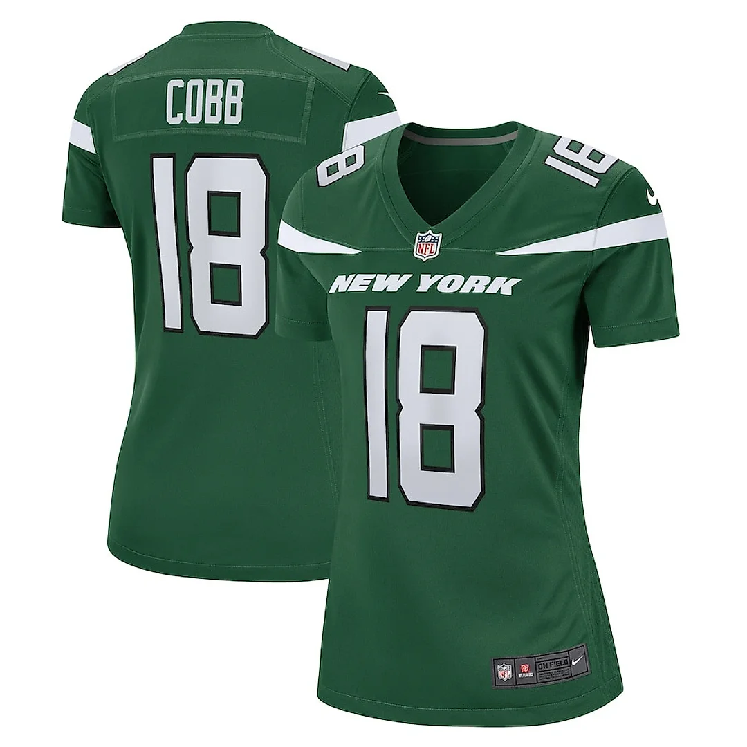 Zennovawear Randall Cobb 18 New York Jets Women Game Jersey - Gotham Green
