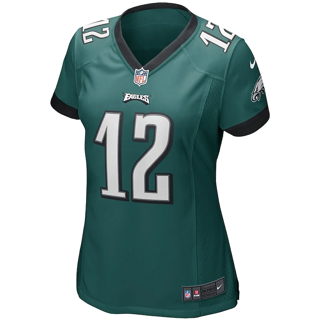 Zennovawear Randall Cunningham 12 Philadelphia Eagles Women's Game Retired Player Jersey - Midnight Green
