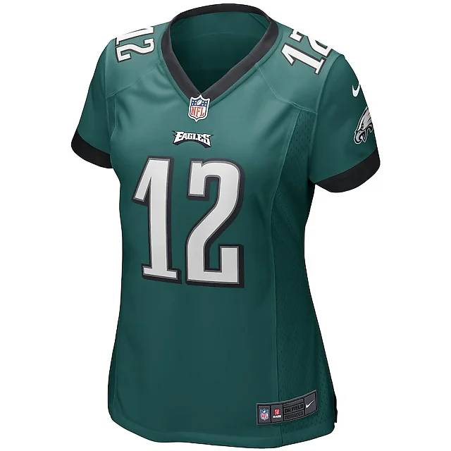 Zennovawear Randall Cunningham 12 Philadelphia Eagles Women's Game Retired Player Jersey - Midnight Green