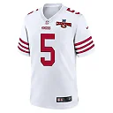 Zennovawear Randy Gregory 5 San Francisco 49ers NFC Champions Patch Game Men Jersey - White