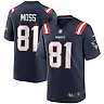 Zennovawear Randy Moss 81 New England Patriots Men Game Retired Jersey - Navy