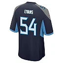 Zennovawear Rashaan Evans 54 Tennessee Titans Men Game Jersey - Navy