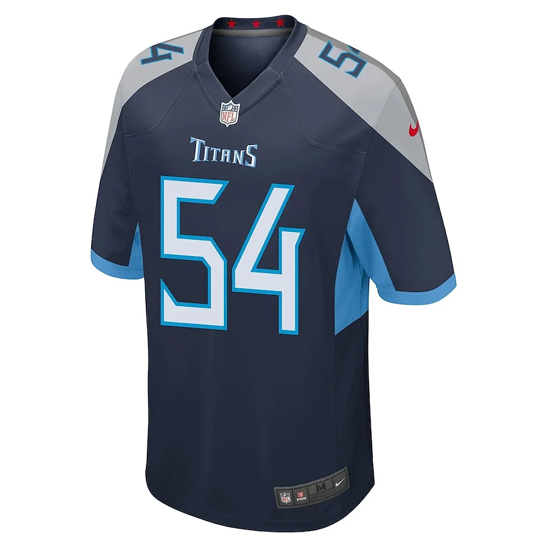 Zennovawear Rashaan Evans 54 Tennessee Titans Men Game Jersey - Navy