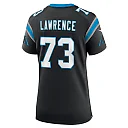 Zennovawear Rashard Lawrence 73 Carolina Panthers Game Women Jersey - Black